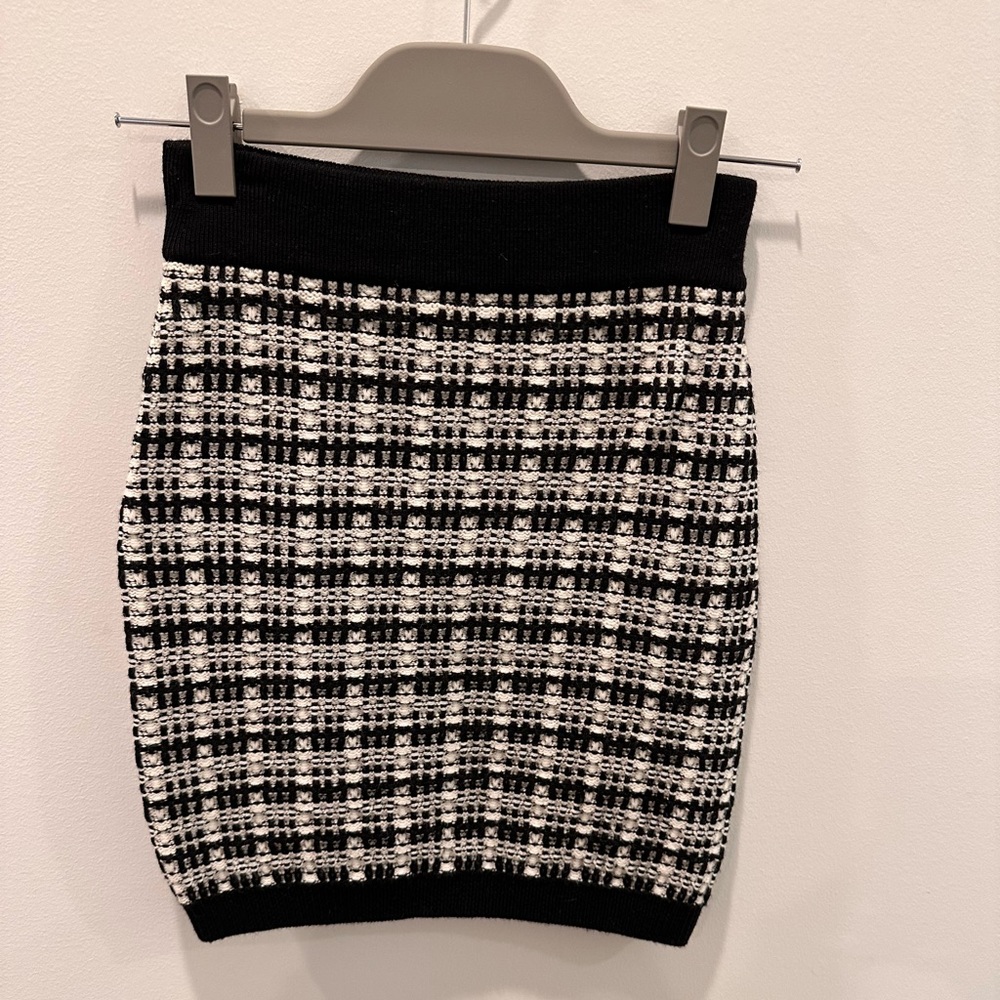 Babaton Tweed Mini Skirt